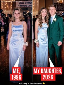 My Daughter Wore My 1996 Prom Dress—Then Her Boyfriend Handed Me an Old Photo and Said, “I Know What You Did 30 Years Ago”