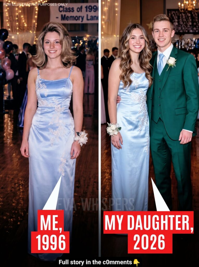 My Daughter Wore My 1996 Prom Dress—Then Her Boyfriend Handed Me an Old Photo and Said, “I Know What You Did 30 Years Ago”