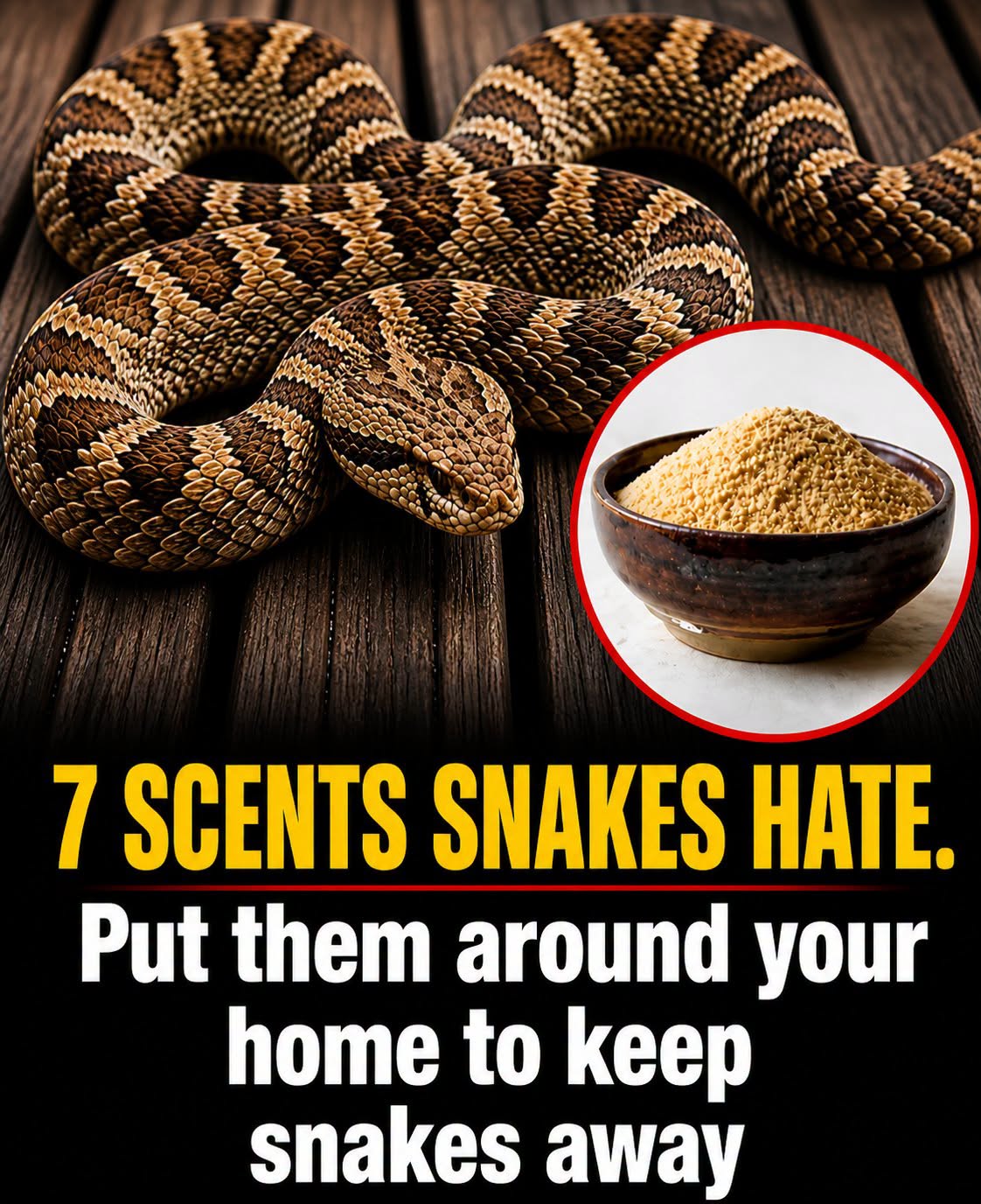 7 smells snakes hate and how to use them to keep these slithery visitors away from your home