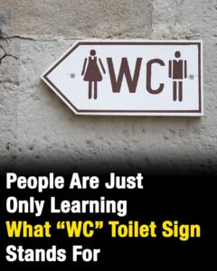 Meaning behind the ‘WC’ sign outside bathrooms