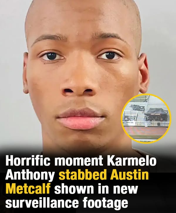 Horrific moment Karmelo Anthony stabbed Austin Metcalf shown in new surveillance footage