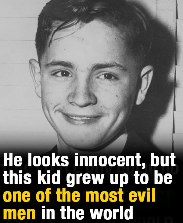 This harmless-looking boy grew up to be one of the most evil men in history