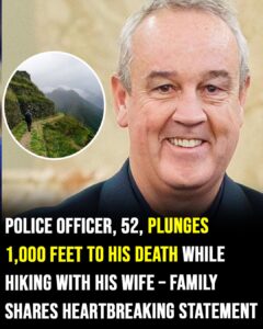 Police officer, 52, plunges 1,000 feet to his death while hiking with his wife – family shares heartbreaking statement