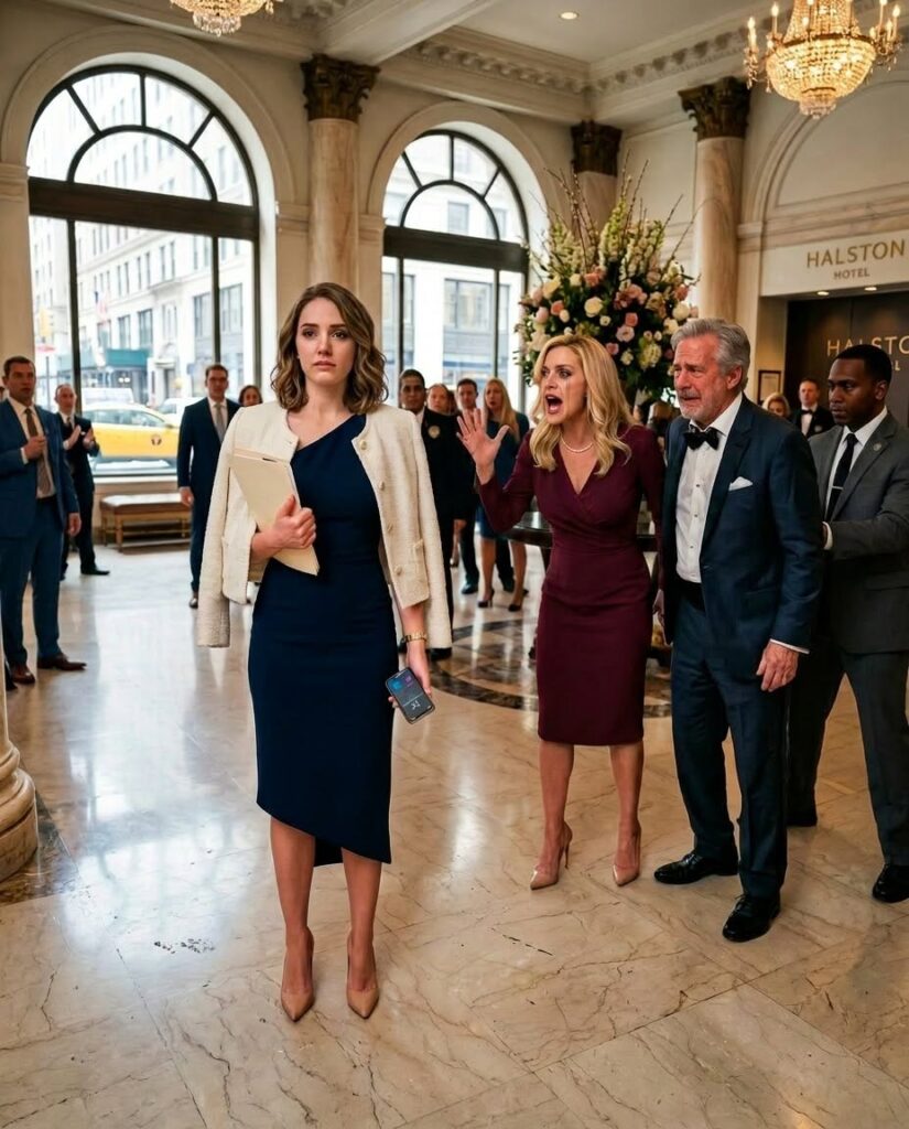 I walked into my dad’s hotel gala and heard my stepmother snap, “Security, remove her.” I left without saying a word, then quietly