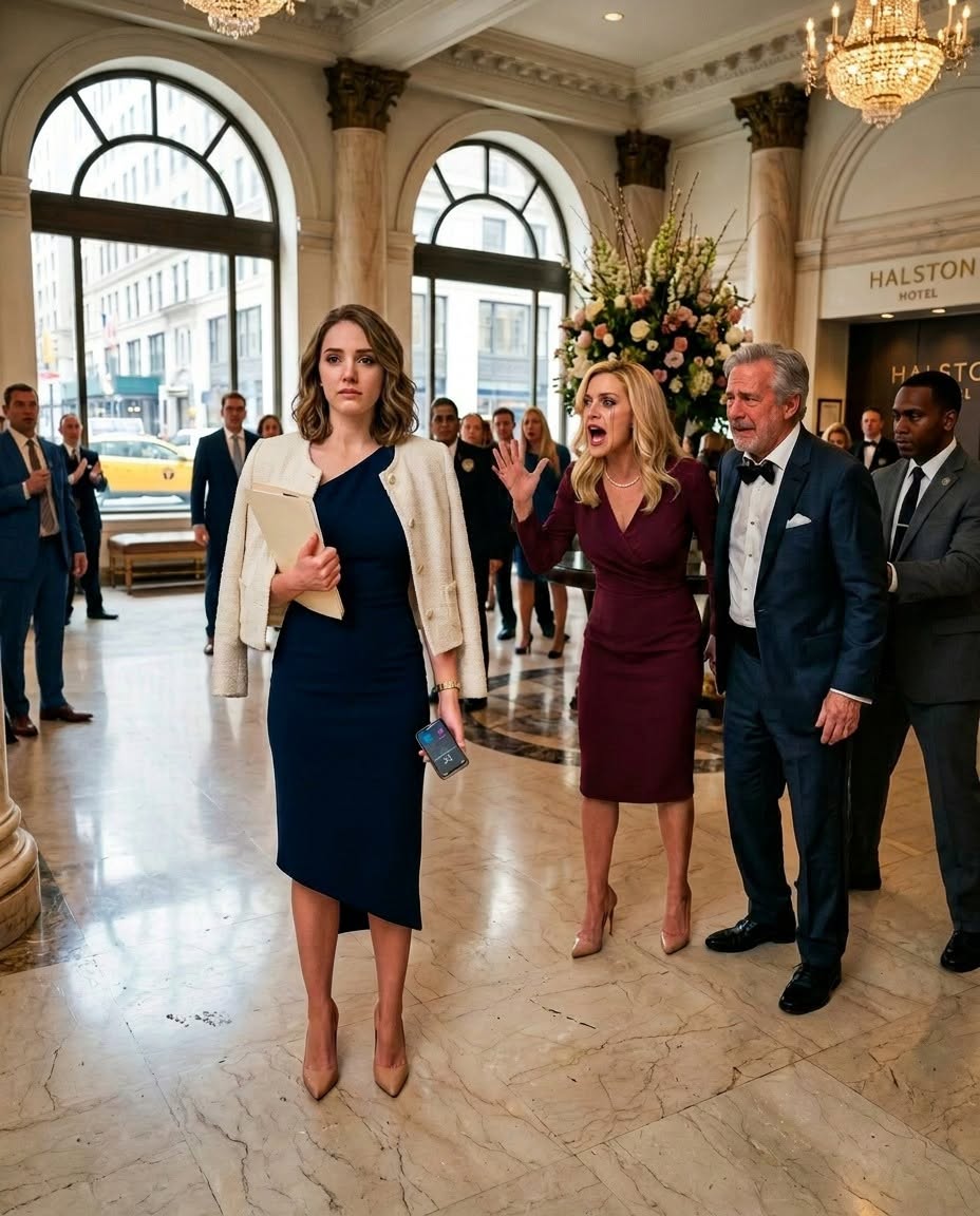 I walked into my dad’s hotel gala and heard my stepmother snap, “Security, remove her.” I left without saying a word, then quietly