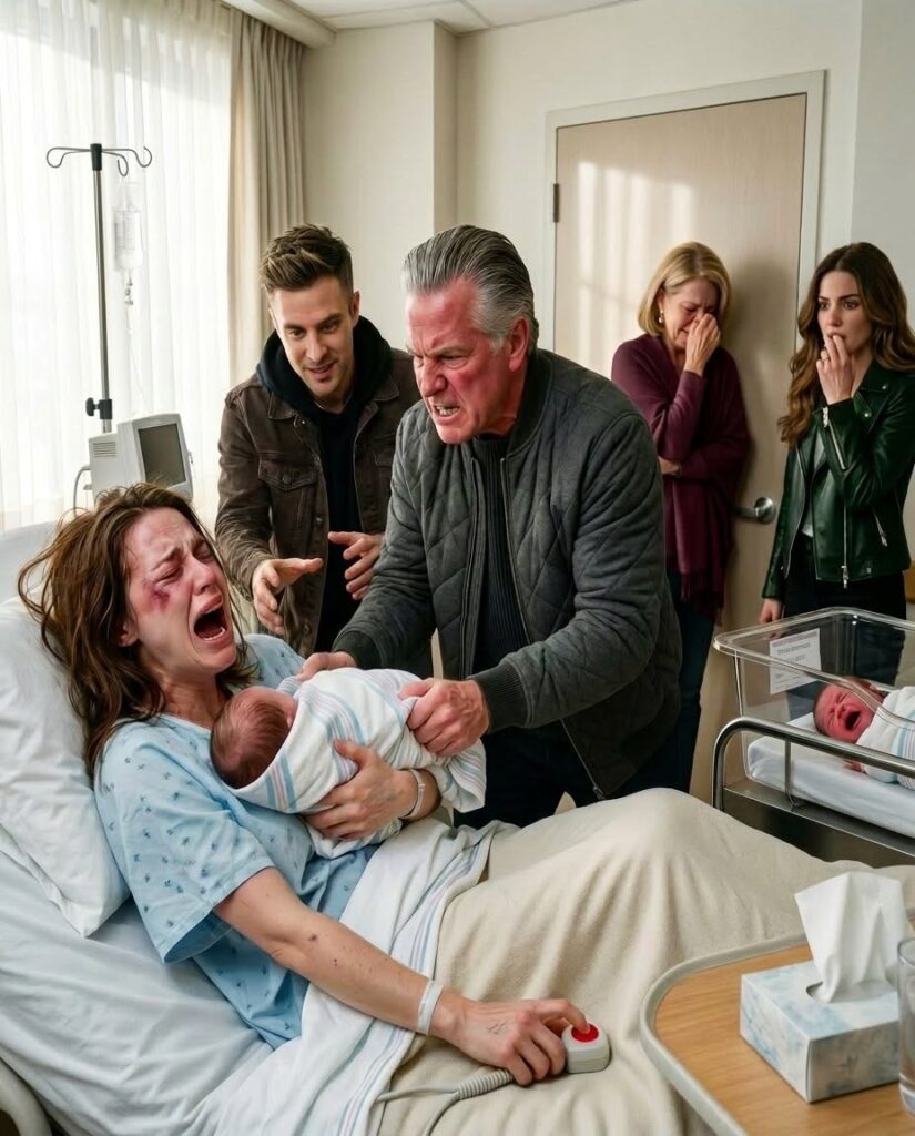 My husband d:ied 4 days before I gave birth to twins. Then my family stormed into my hospital room, my dad stole my newborn son, and handed him to my brother