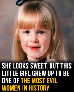 This girl grew up to be one of the most evil woman in history