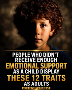 12 behaviors common in adults who grew up without emotional support