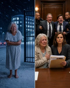 At 3 a.m., I received a call from my mother—her voice trembling: “Help… me.” I drove 300 miles through a blizzard and found her standing outside the hospital gates in the