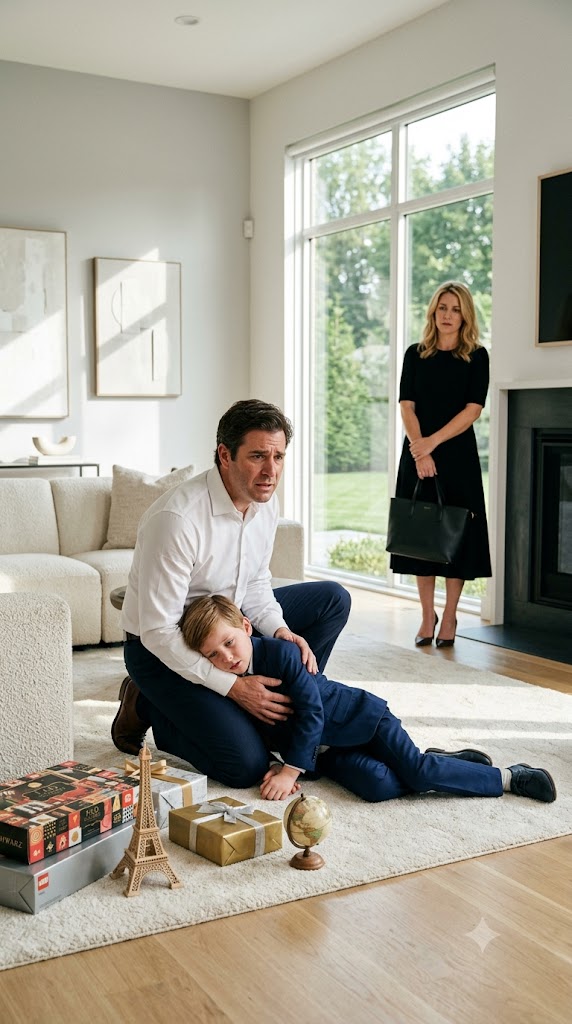 My 7-Year-Old Son Refused To Sit Down When I Returned Home After Three Months Away — Everyone Said He Just Wanted Attention, Until A Secret Hidden Behind My Front Door Was Finally Exposed