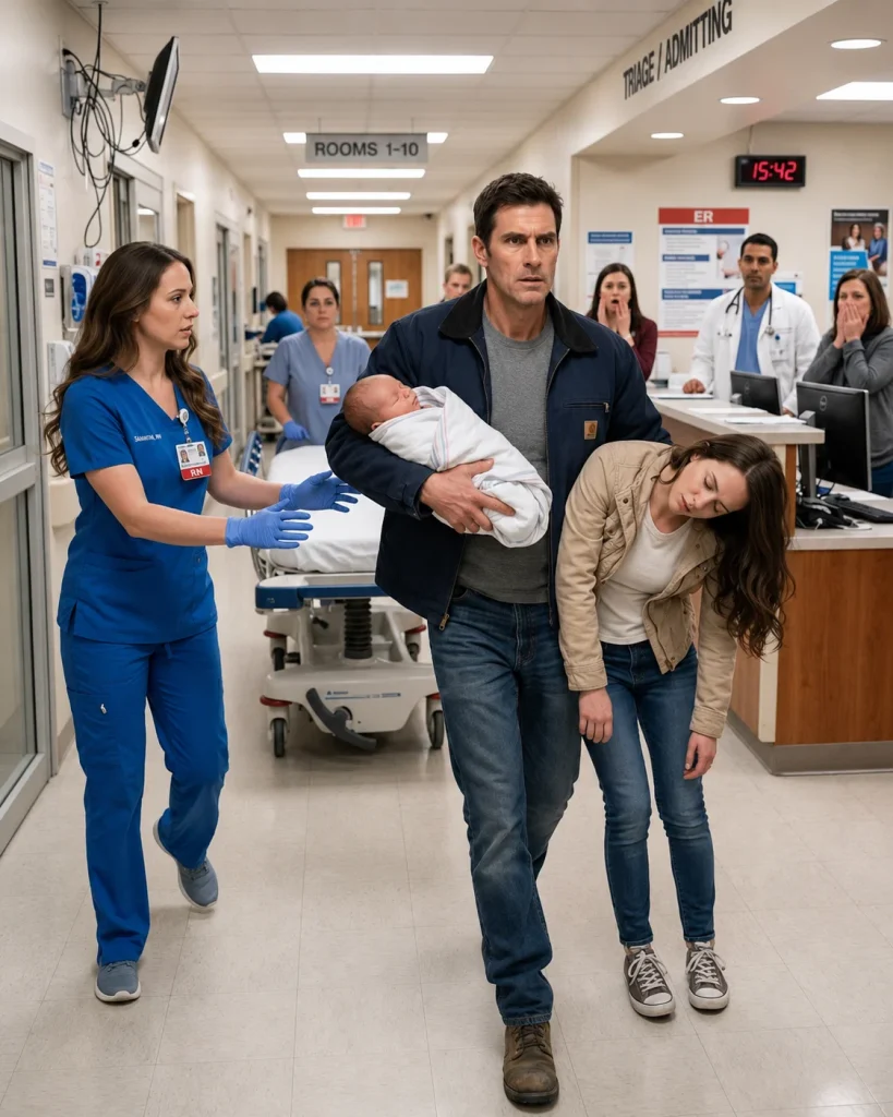 He Came Home Early And Found His Newborn Burning With Fever