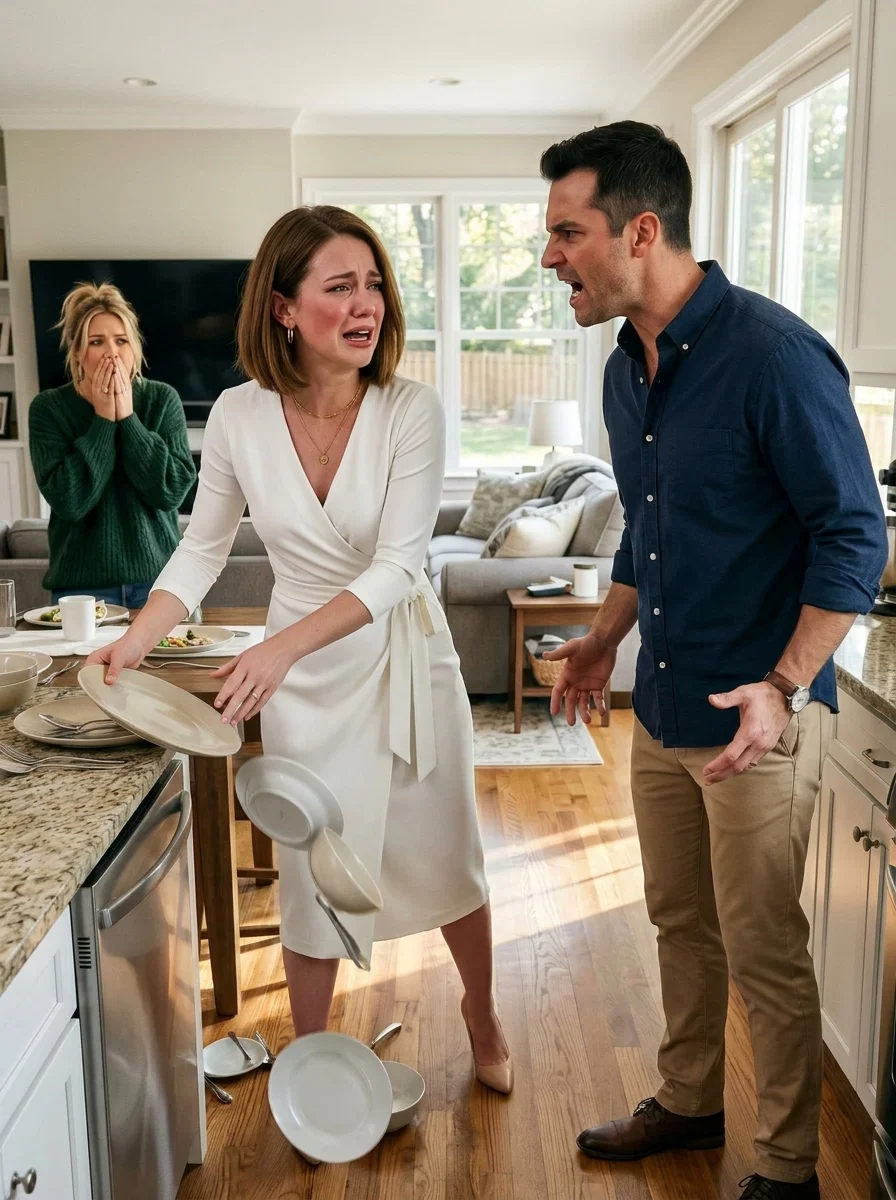 Just two days after our wedding, I refused to serve dinner to my sister-in-law while she sat glued to the TV. My husband exploded, screamed at me, and slappe