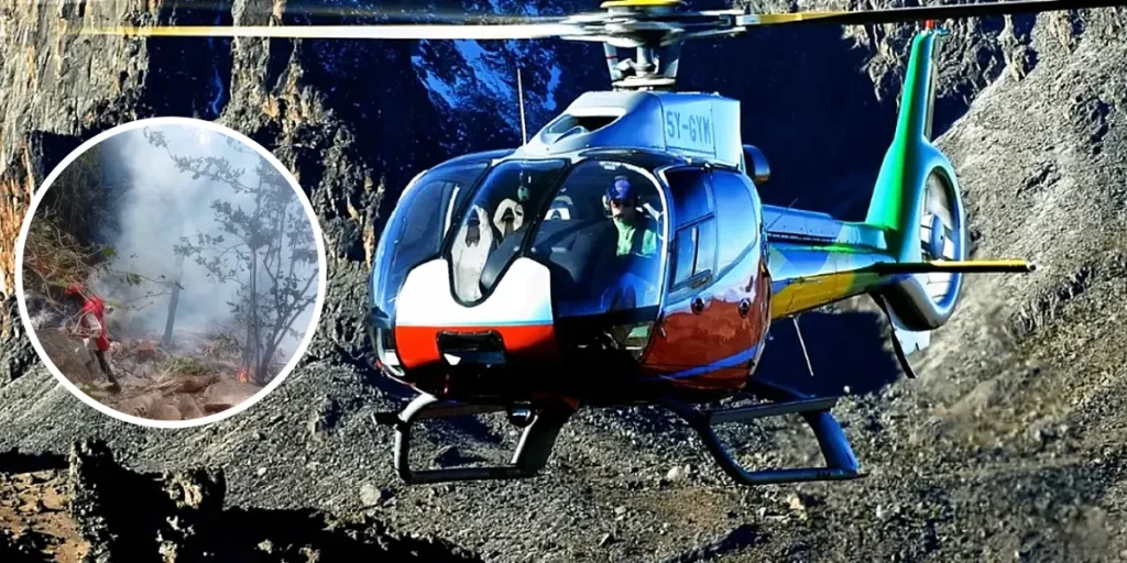 Seven Victims Identified After Fiery Kenya Helicopter Crash as Devastated Father Speaks Out and Crash-Site Images Emerge