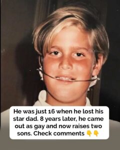 This boy lost his famous dad at 16 – now, he’s a proud gay man and father