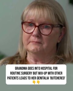 Grandma left permanently disfigured after surgery mix-up at hospital