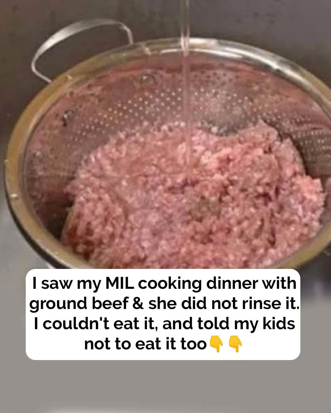 Should you rinse mince meat before cooking – experts weigh in