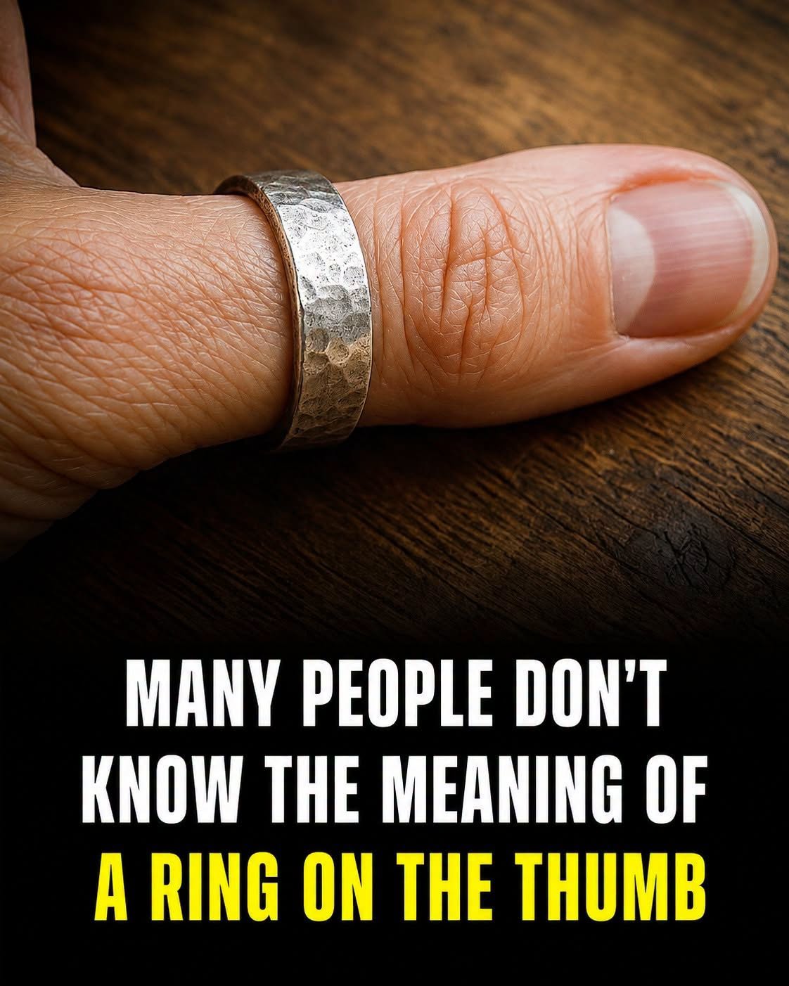 What Your Thumb Ring Really Says About You: More Than Just a Fashion Statement