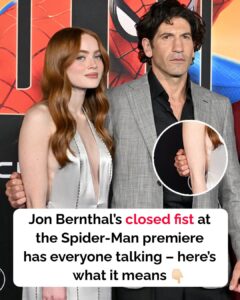 Why Jon Bernthal’s closed fist at the Spider-Man premiere has everyone talking