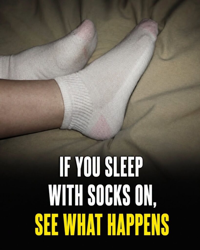 Here’s What Really Happens When You Sleep with Socks On
