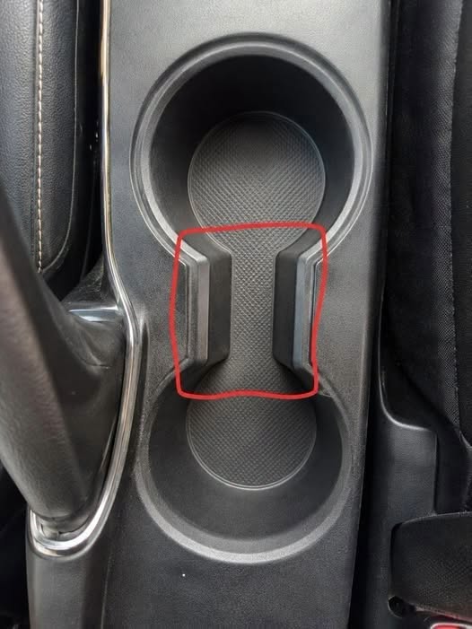 What Is the Weird Gap Between Car Cup Holders For?