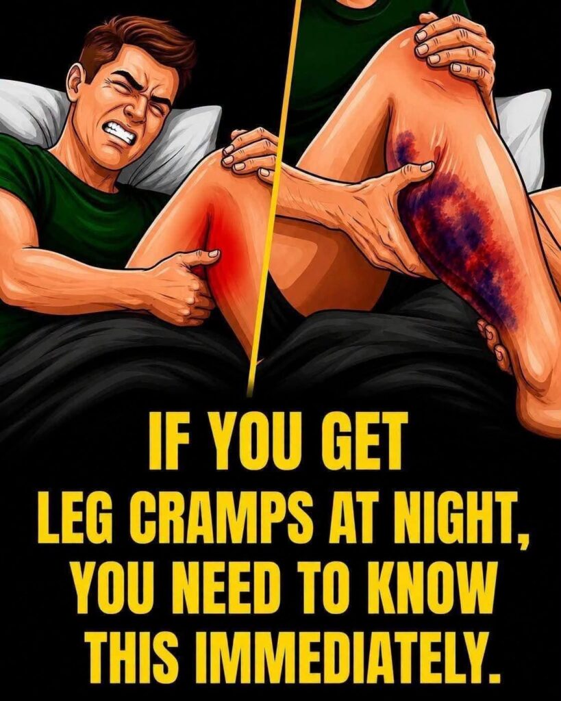 What causes night cramps and how to fix the problem