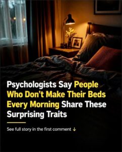 People who don’t make their bed daily tend to share these psychological traits