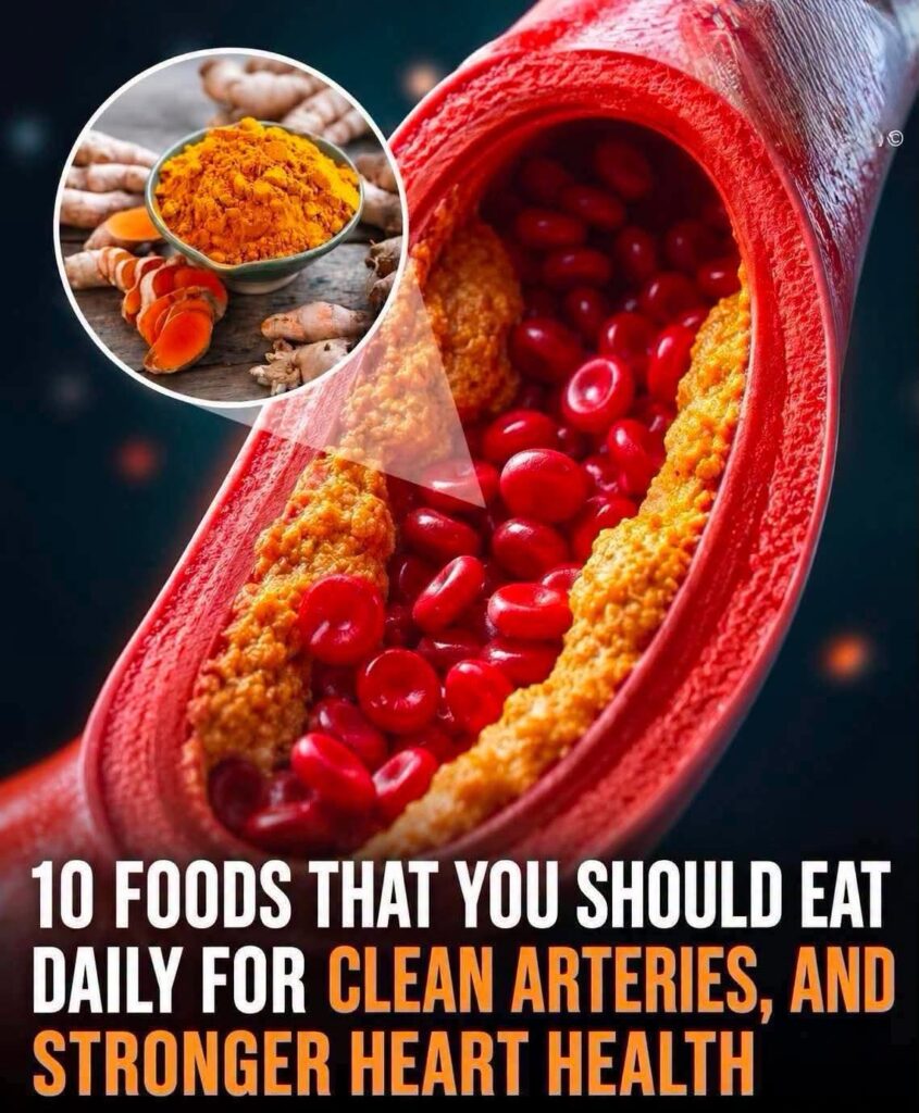 10 beneficial foods for maintaining clean arteries