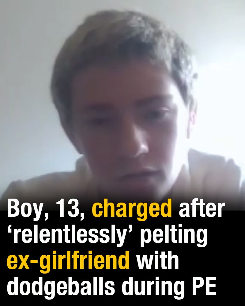 Boy, 13, charged after ‘relentlessly’ pelting ex-girlfriend with dodgeballs during PE