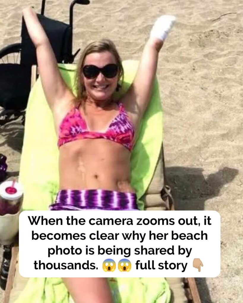 Bikini pic on beach goes viral for optical illusion