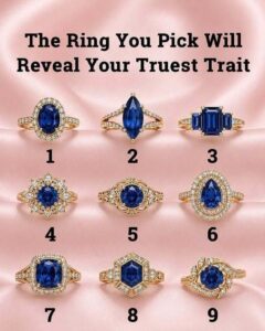 The Ring You Pick Will Reveal Your Truest Trait