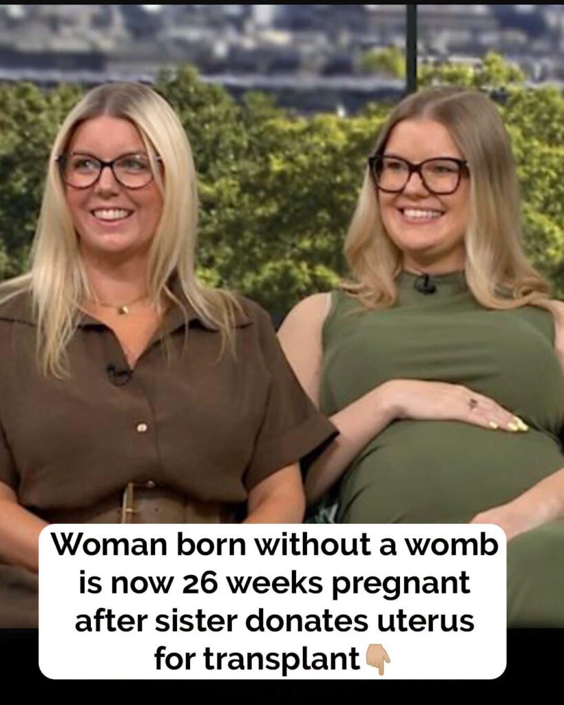 Woman born without womb pregnant with first child after womb transplant