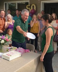 At my mom’s birthday, my stepdad handed me a paper plate and said, “The help eats outside.”