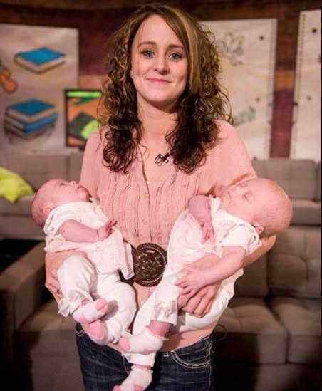 Leah Messer and her three children today