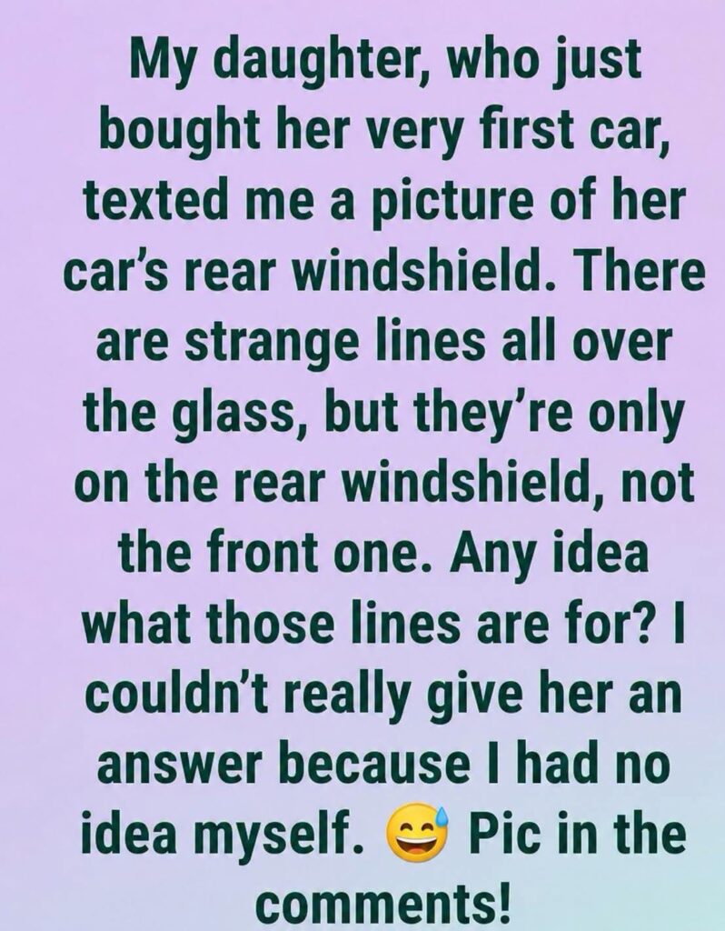 Ever Wondered What Those Lines On Your Rear Windshield Actually Do?