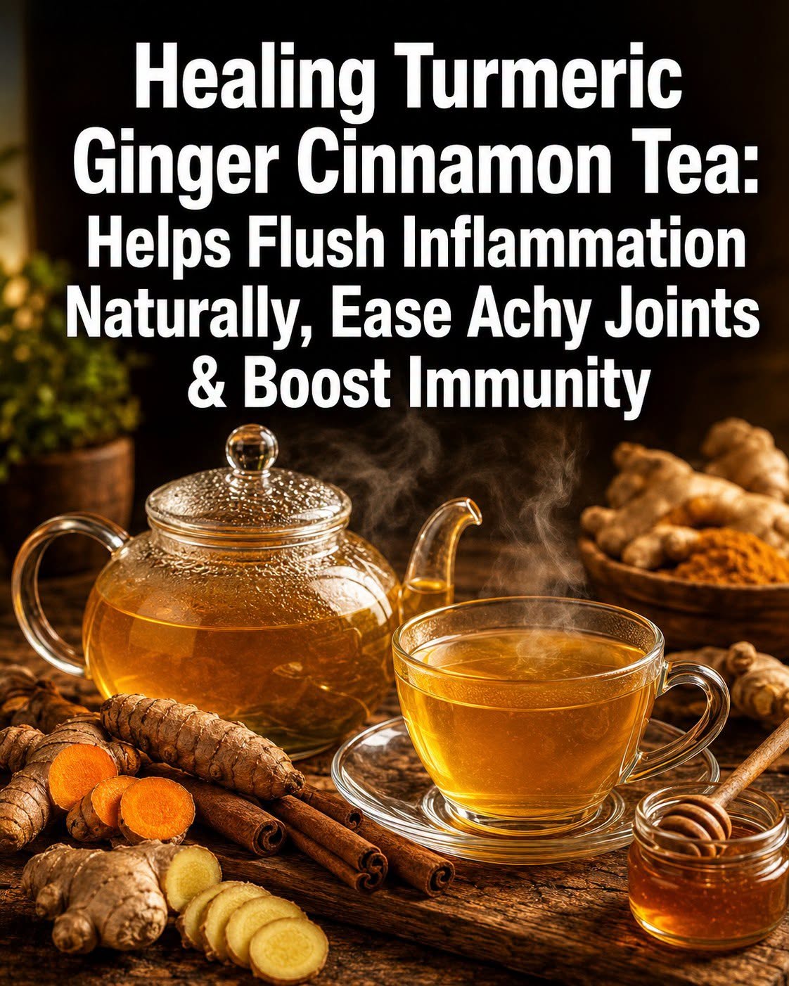 Healing Cinnamon Turmeric Ginger Tea Recipe – Why You Need to Drink This Tea
