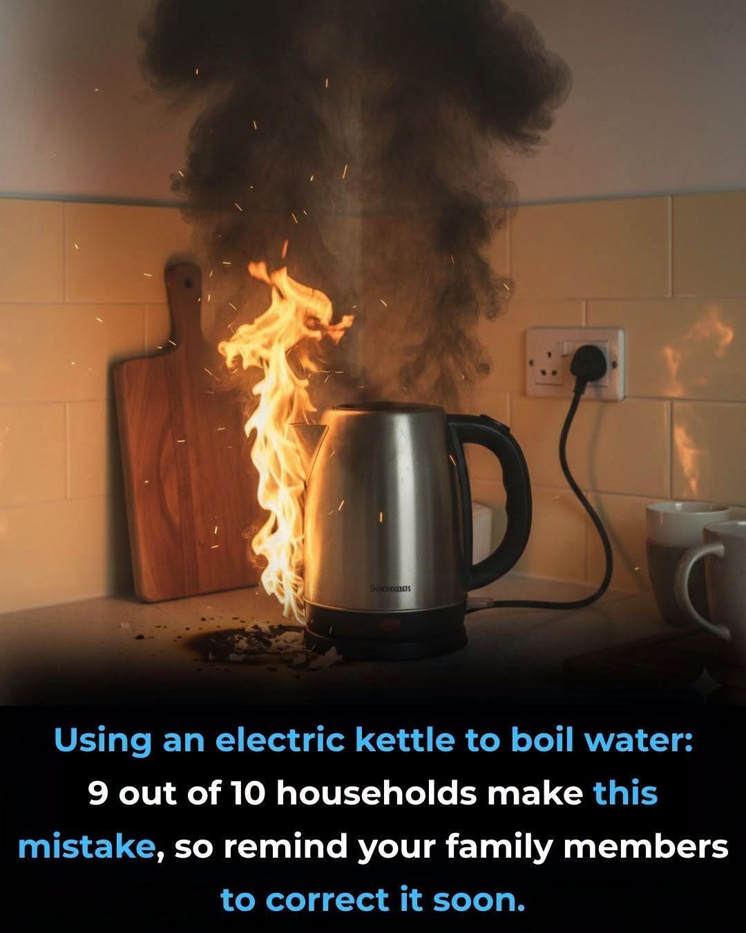 Using an electric kettle to boil water: 9 out of 10 households make this mistake, so remind your family members to correct it soon