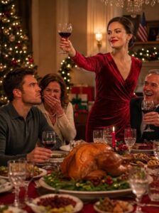 At Christmas dinner, my sister laughed and said, “Let’s toast to my brother—still the family’s biggest disappointment.”