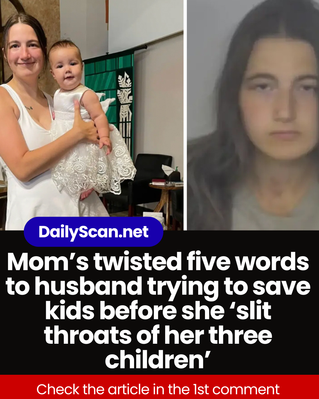 Mom’s twisted five words to husband trying to save kids before she ‘slit throats of her three children’