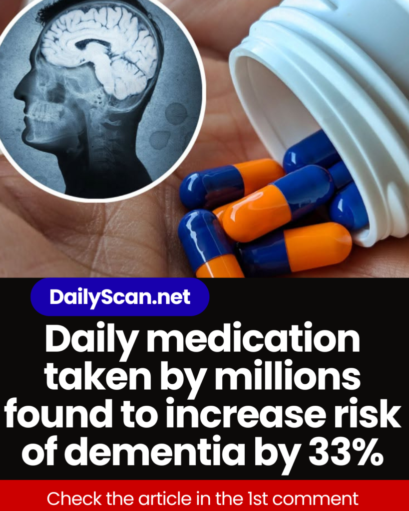 Daily medication taken by millions found to increase risk of dementia by 33%
