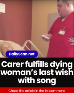Carer fulfills dying woman’s last wish with song