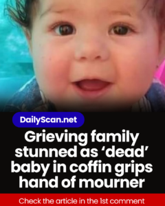 Grieving family stunned as ‘dead’ baby in coffin grips hand of mourner