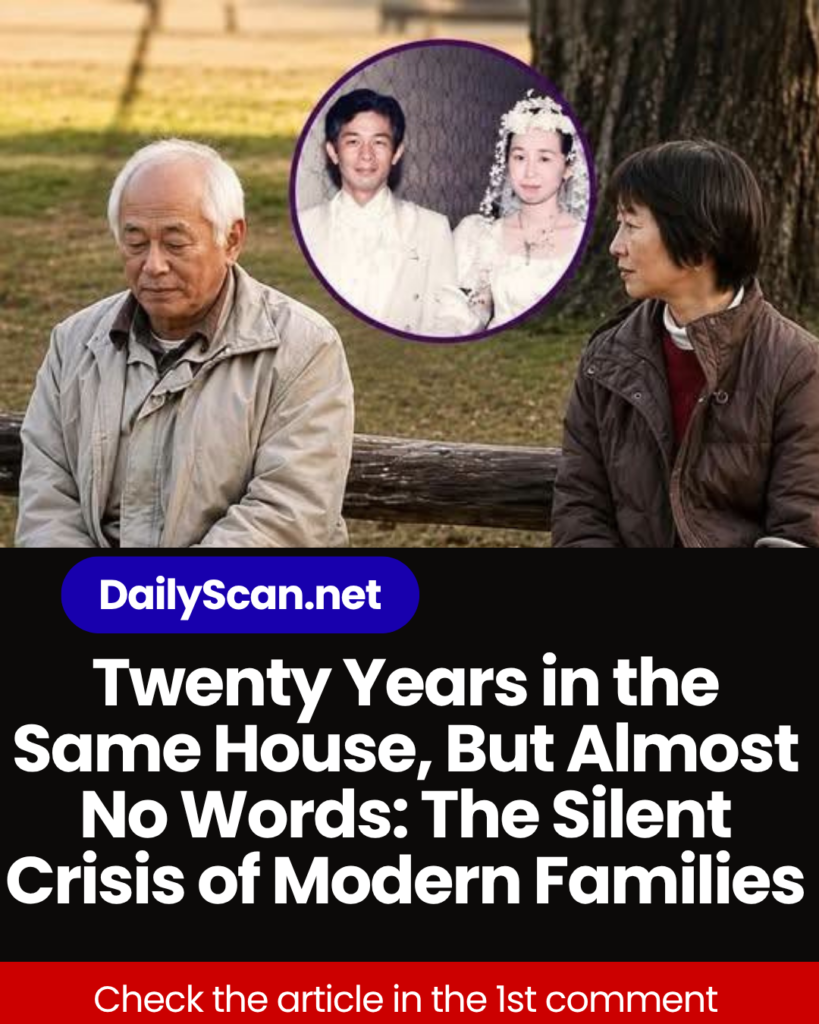 Twenty Years in the Same House, But Almost No Words: The Silent Crisis of Modern Families