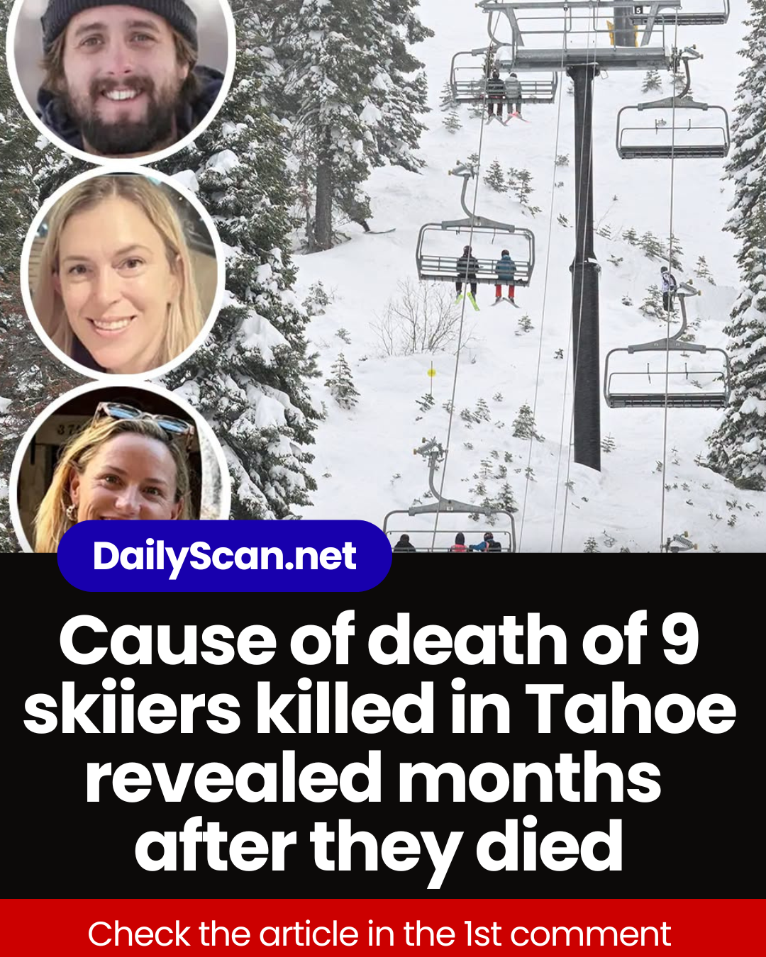 Cause of death of 9 skiiers killed in Tahoe revealed months after they died
