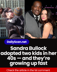 Sandra Bullock adopted two kids in her 40s — and they’re growing up fast