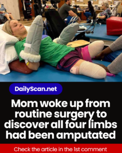 Mom woke up from routine surgery to discover all four limbs had been amputated