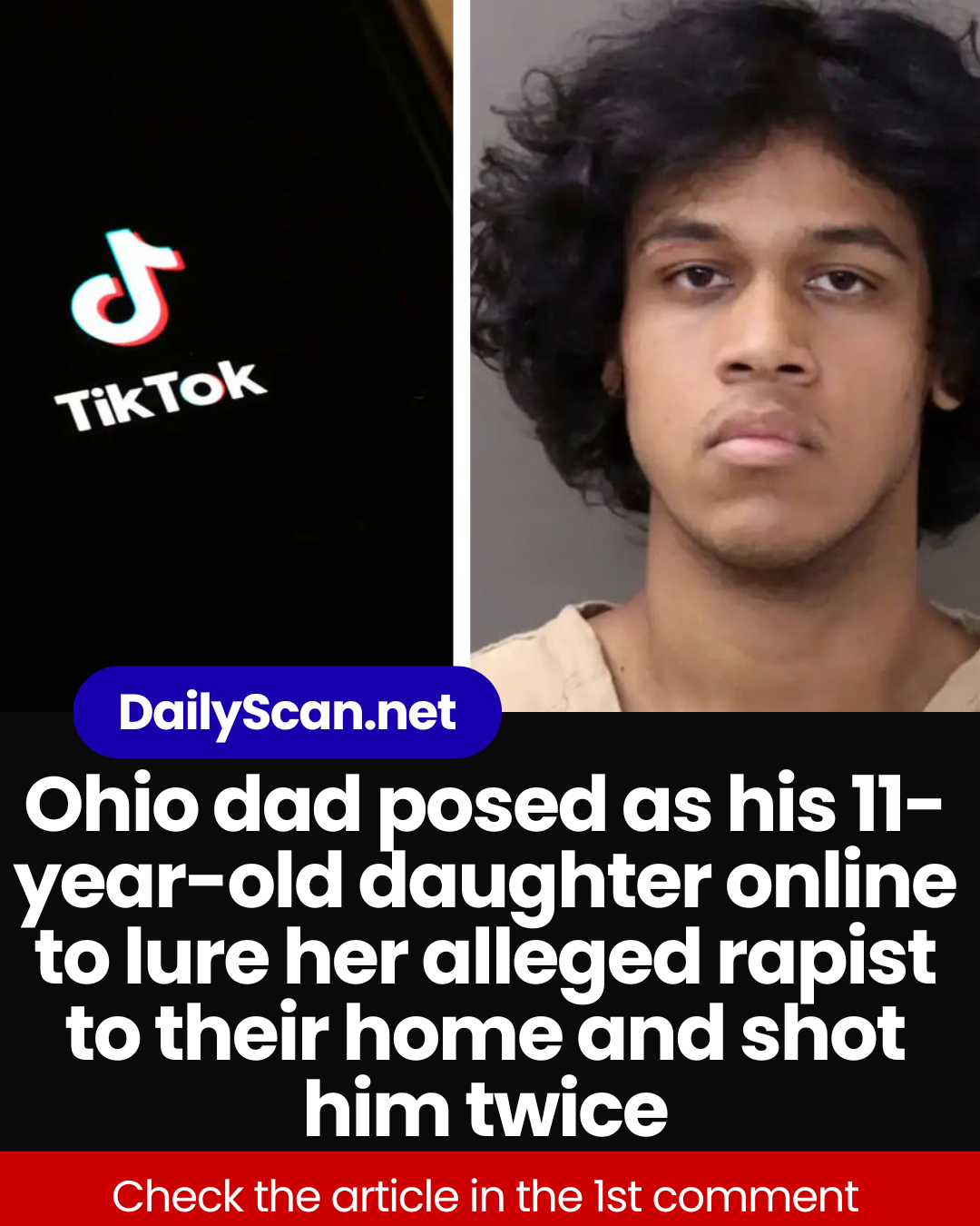 Ohio dad posed as his 11-year-old daughter online to lure her alleged rapist to their home and shot him twice