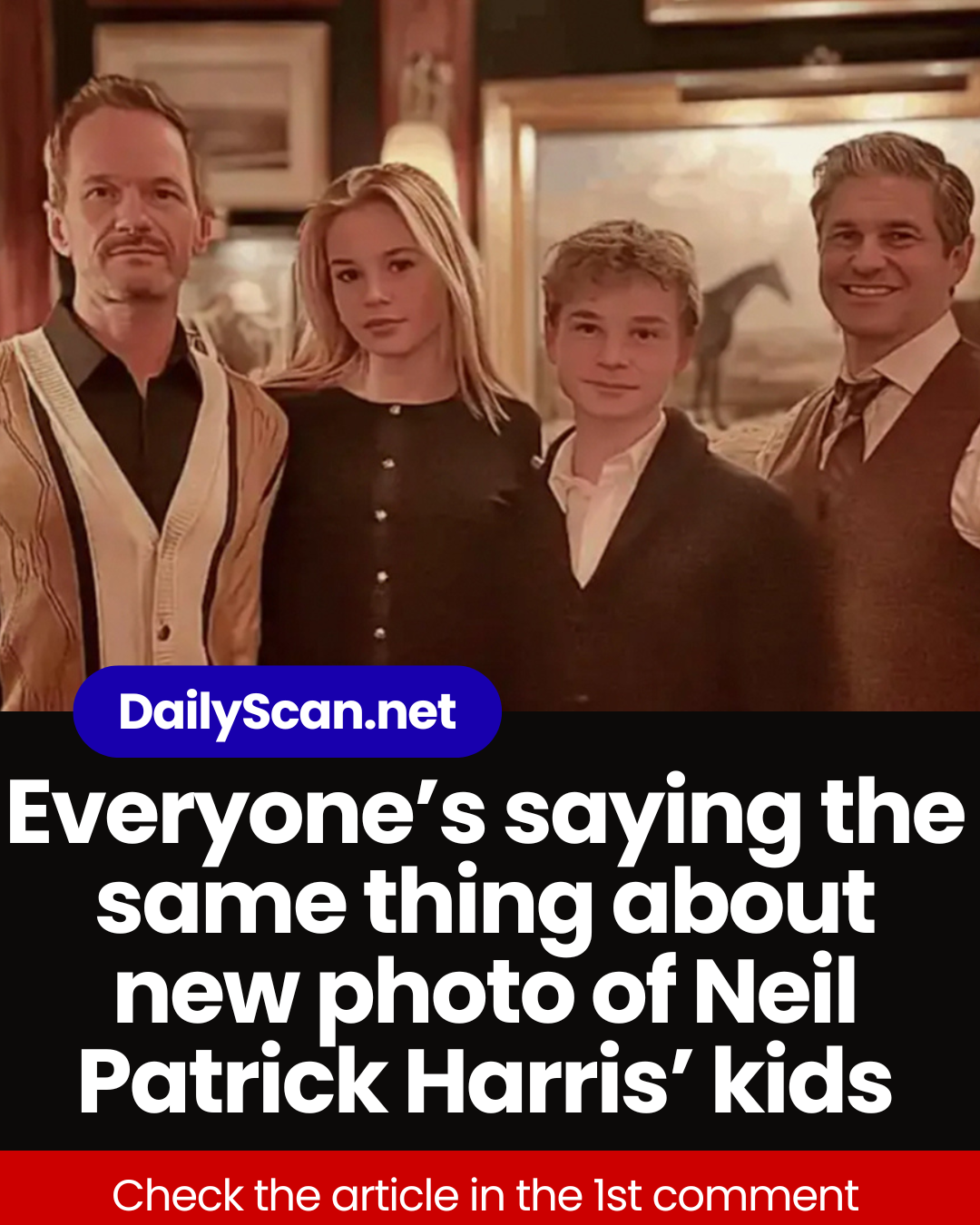 Everyone’s saying the same thing about new photo of Neil Patrick Harris’ kids