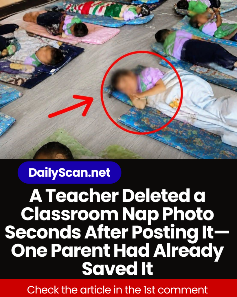 A Teacher Deleted a Classroom Nap Photo Seconds After Posting It—One Parent Had Already Saved It