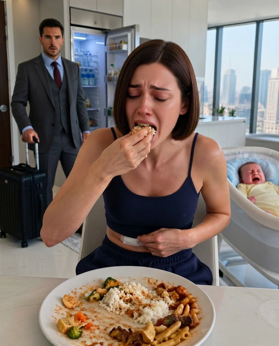 I came home unannounced on New Year’s Eve and found my wife recovering from surgery, starving, while our baby shivered from the cold—then I checked the security cameras and uncovered a betrayal that ended in a police report