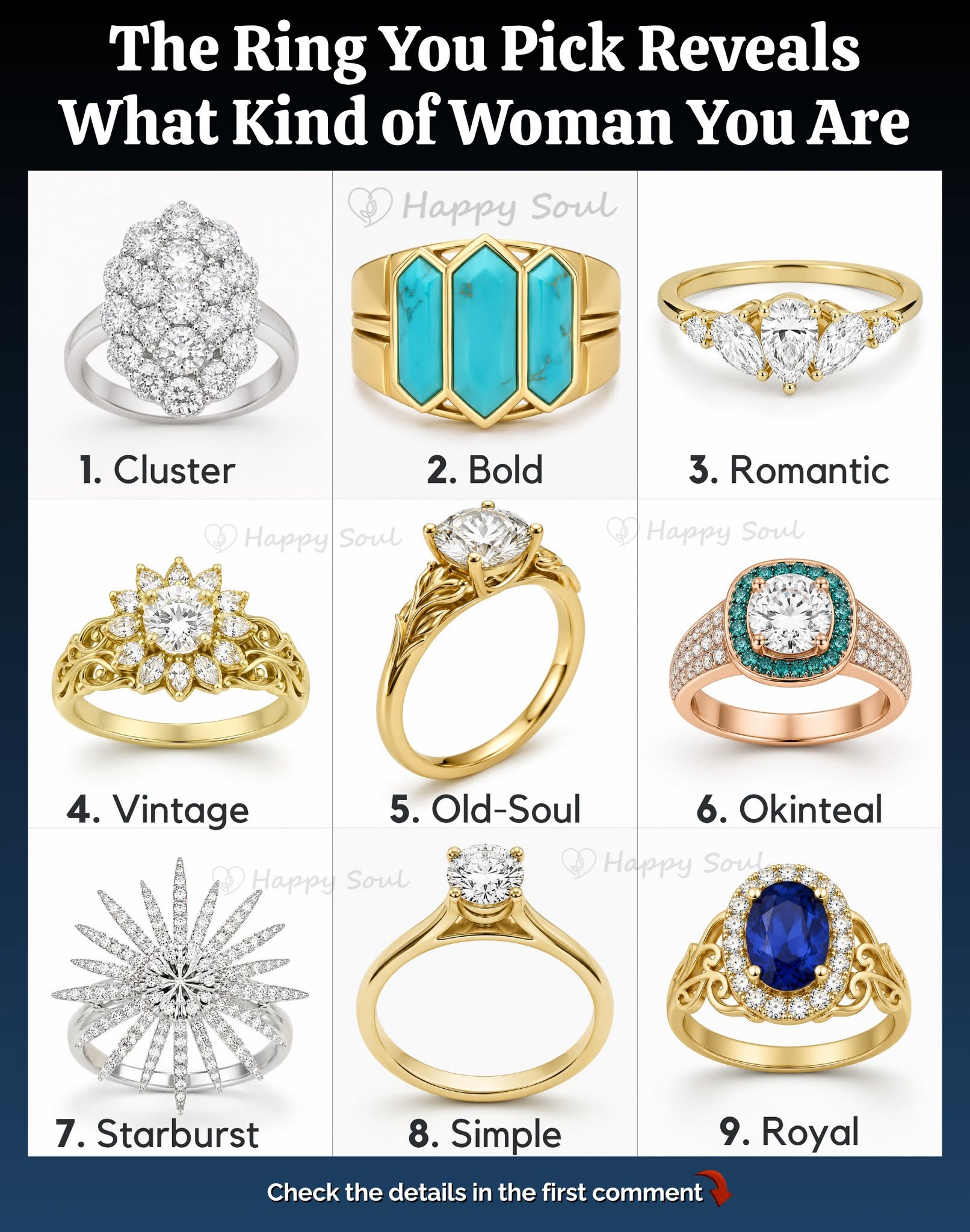 Pick Your Favorite Ring and Find Out What It Says About You